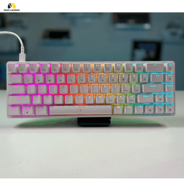 Ak 68 Compact Argb Keyboard With Arrow Keys Detachable Cable & Hotswapabble  Switches - Wah Gaming Store