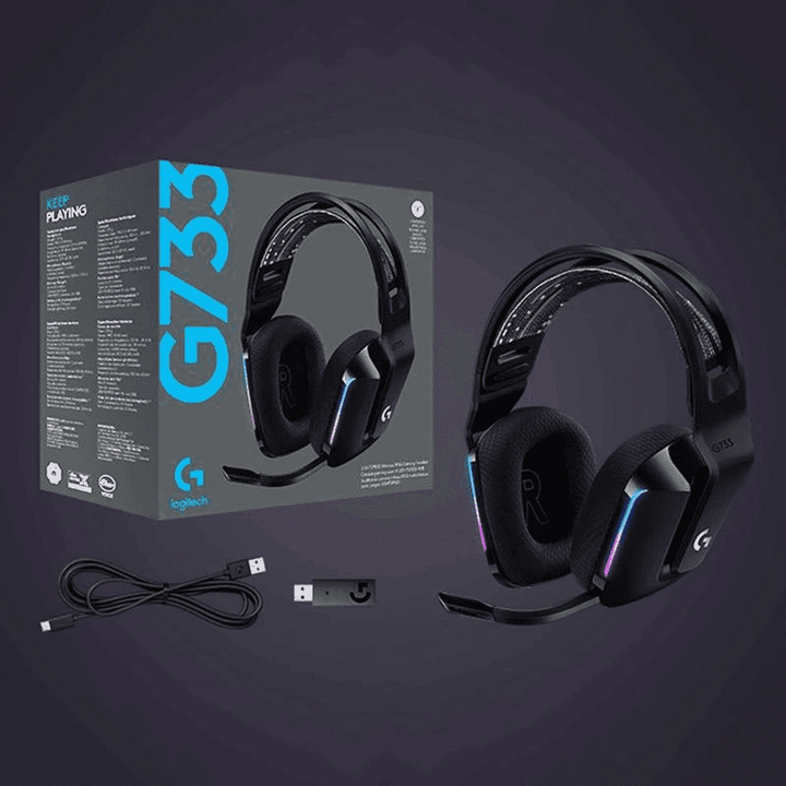 G733 Ultra-Lightweight, Wireless Gaming Headset - Open Box - Wah Gaming Store