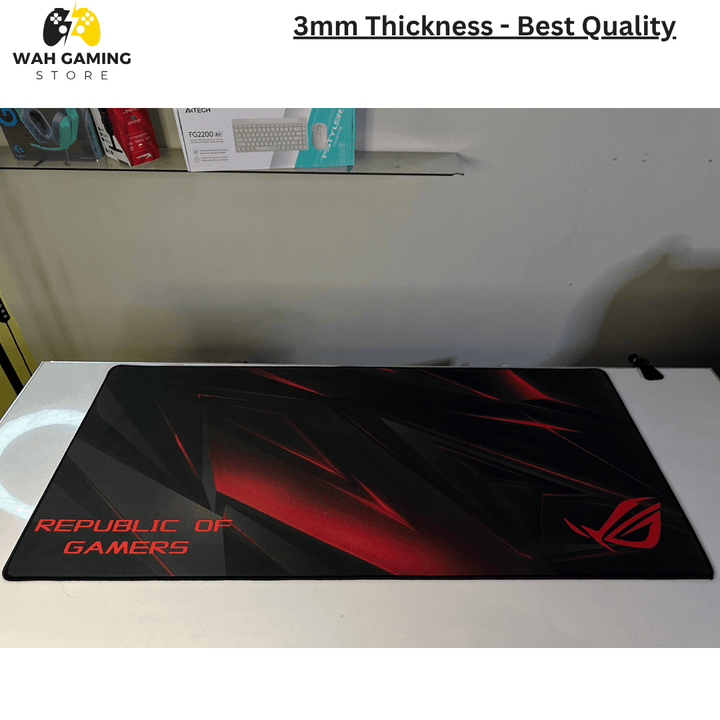Premium Design XXL Size Mousepads - Full Size Table Mats Size (900mm X 400 mm) - Wah Gaming Store