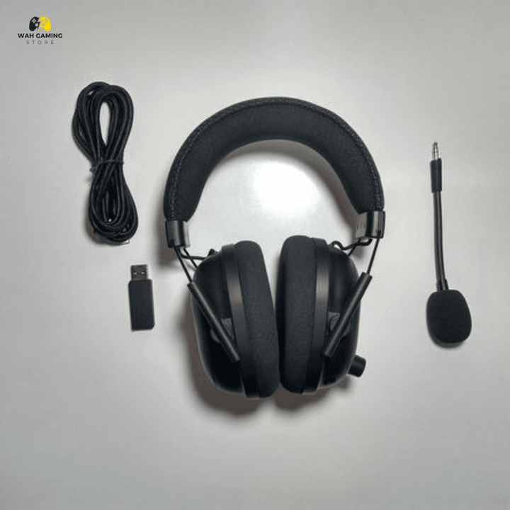 Razer BlackShark V2 Pro 2023 Wireless Gaming Headset With Detachable Noise Cancelling Mic 50mm Drivers Noise-Isolating Ultra-Soft Memory Foam Earcups Used Best Condition - Wah Gaming Store