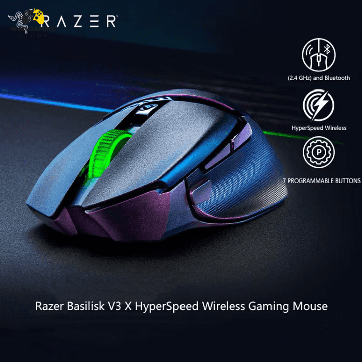 Razer Basilisk V3 X HyperSpeed Wireless Gaming Mouse Used Without Box - Wah Gaming Store