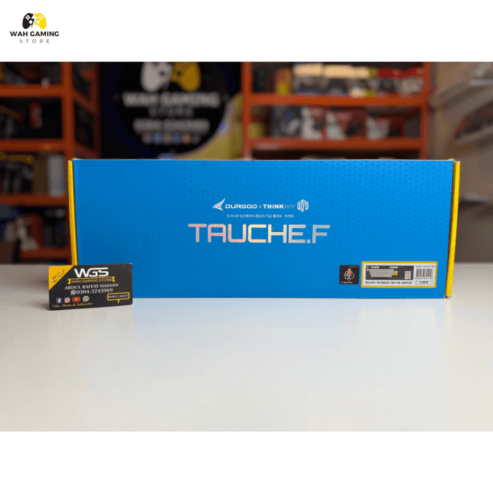 Durgod X Thinkway Tauche.F Cherry Mx Switches Doubblestot Pbt Keycaps Most Premium Keyboard Detahcable Type-C Wire - Wah Gaming Store