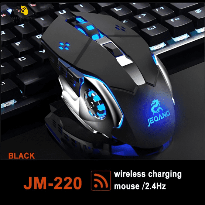 Wireless Gaming Mouse - Side Buttons & Silent Cllicks - Wah Gaming Store