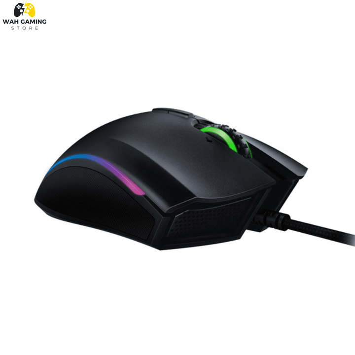 Razer Mamba Elite Wired Gaming Mouse 16,000 DPI Optical Sensor Chroma RGB Lighting 9 Programmable Buttons Used Best Condition - Wah Gaming Store