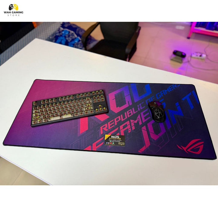 Extended Gaming Mousepad ROG Purple 900x400