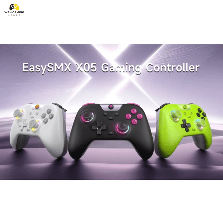 EasySMX X05 Multiplatform Gaming Controller with Hall Effect Joysticks - All Colours - Wah Gaming Store