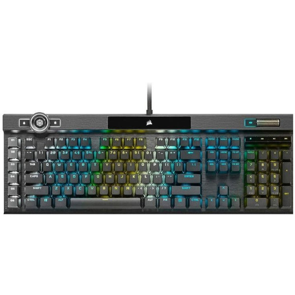 Corsair K100 RGB Mechanical Gaming Keyboard - OPX Switches/MX Speed - Black in Colour