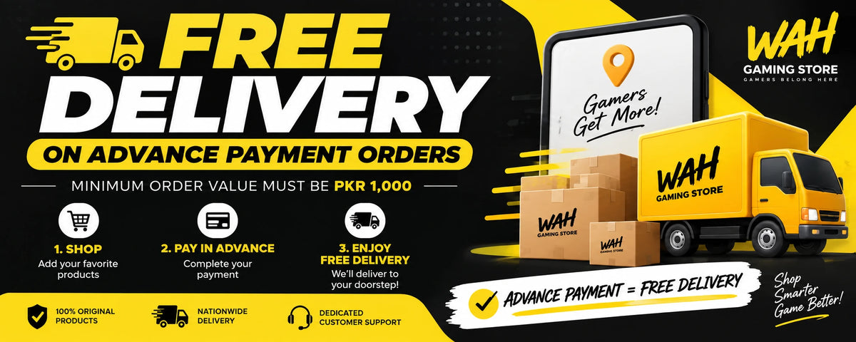wah gaming store free delivery Month